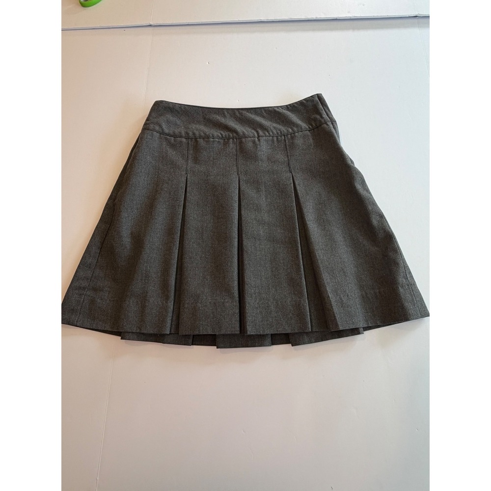 Parker Charcoal Gray Pleated Mini Skirt Preppy Schoolgirl Style Size 3